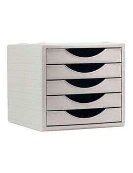 Arquivador modular Archivo 2000 ArchivoTec Serie 4000 5 gavetas Din A4 Cinzento 34 x 27 x 26 cm