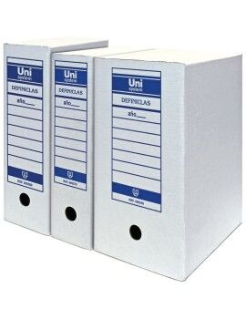 Caja de Archivo Unipapel Unisystem Definiclas Blanco A3