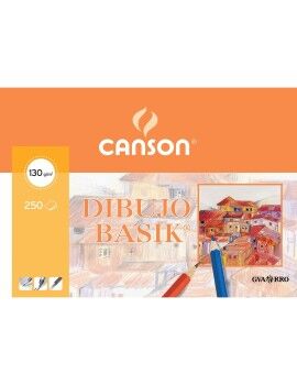 Papel de desenho Canson Basik 250 Folhas Branco 250 Peças