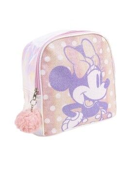 Mochila Casual Minnie Mouse Cor de Rosa (18 x 21 x 10 cm)