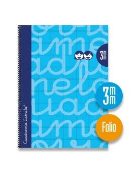 Cuaderno Lamela Azul Din A4 5 Piezas 80 Hojas