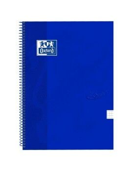 Caderno Oxford Denim Touch Azul Din A4 80 Folhas (5 Peças)