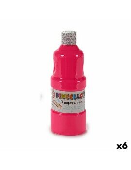 Têmperas Cor de Rosa 400 ml (6 Unidades)