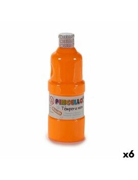 Têmperas Neon Laranja 400 ml (6 Unidades)