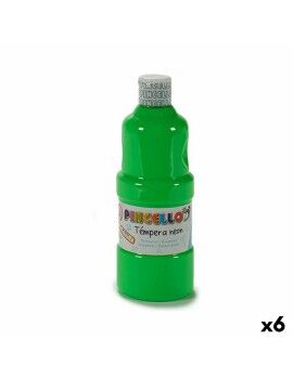 Têmperas Neon Verde 400 ml (6 Unidades)