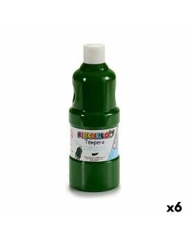 Têmperas 400 ml Verde-escuro (6 Unidades)