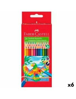 Lápices de colores Faber-Castell Multicolor 6 Piezas