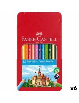 Lápices de colores Faber-Castell Multicolor 6 Piezas