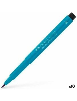 Rotuladores Faber-Castell Pitt Artist Azul Cobalto (10 Unidades)