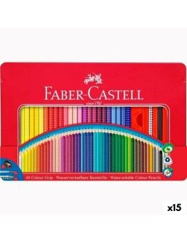 Lápices de colores Faber-Castell Multicolor (15 Unidades)