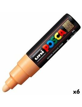 Rotuladores POSCA PC-7M Light Laranja 6 Unidades