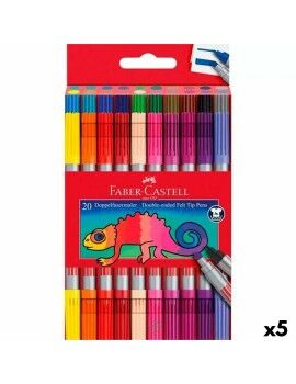 Set de Rotuladores Faber-Castell Estuche Multicolor (5 Unidades)