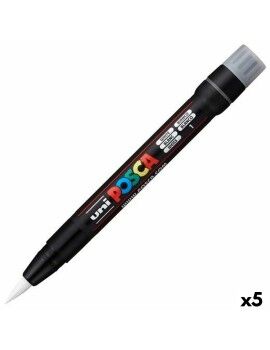 Rotuladores POSCA PCF-350 Branco (5 Unidades)