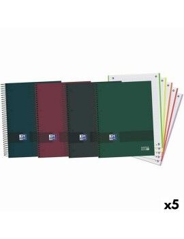 Caderno Oxford Europeanbook 5 & You Multicolor A5 120 Folhas (5 Unidades)