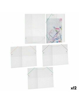 Carpeta Portafolios Transparente (1 x 26 x 35,5 cm) (12 Unidades)