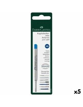 Peças sobresselentes Faber-Castell Caneta 0,6 mm Azul (5 Unidades)