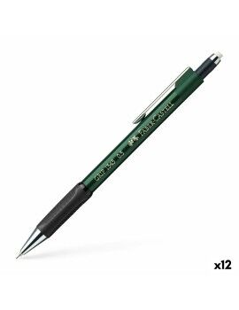 Porta-minas Faber-Castell Grip 1345 Verde 0,5 mm (12 Unidades)