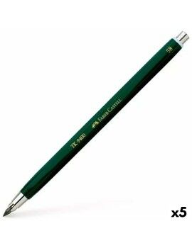 Porta-minas Faber-Castell Tk 9400 3 Verde (5 Unidades)