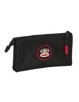 Portatodo Triple Paul Frank Campers Negro (22 x 12 x 3 cm)