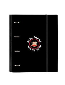 Carpeta de anillas Paul Frank Campers Negro (27 x 32 x 3.5 cm)