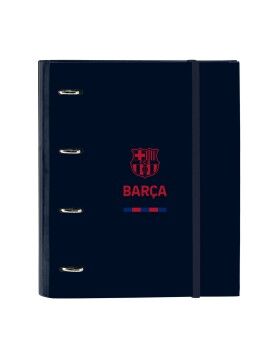 Carpeta de anillas F.C. Barcelona Azul marino (27 x 32 x 3.5 cm)