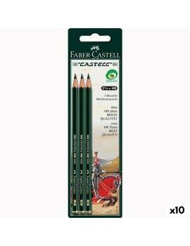 Conjunto de Lápis Faber-Castell Sextavado HB (10 Unidades)