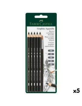 Conjunto de Lápis Faber-Castell Aguarela (5 Unidades)