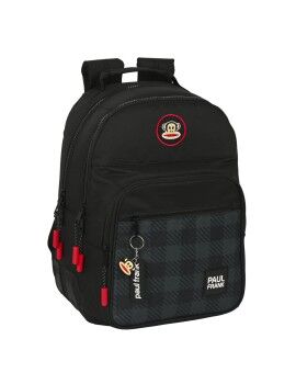 Mochila Escolar Paul Frank Campers Negro (32 x 42 x 15 cm)