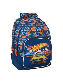 Mochila Escolar Hot Wheels Speed club Laranja (32 x 42 x 15 cm)