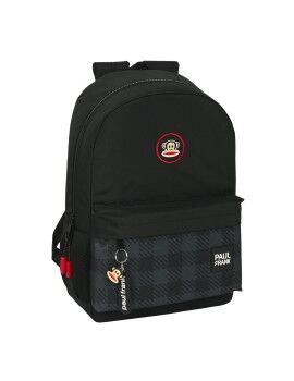 Mochila Escolar Paul Frank Campers Preto (30 x 46 x 14 cm)