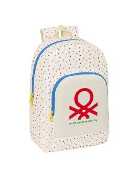 Mochila Escolar Benetton Topitos (30 x 46 x 14 cm)