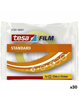 Fita Adesiva TESA 15 mm 33 m Transparente (30 Unidades)