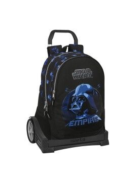 Mochila Escolar com Rodas Star Wars Digital escape Preto (32 x 44 x 16 cm)