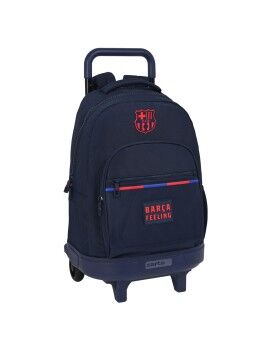 Mochila Escolar com Rodas F.C. Barcelona (33 x 45 x 22 cm)