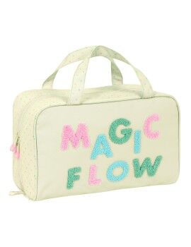 Neceser Escolar Glow Lab Magic flow Beige 31 x 14 x 19 cm