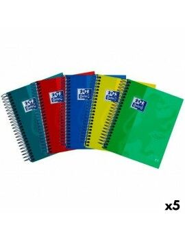 Conjunto de cadernos Oxford European Book 4 Multicolor 1/8 (5 Unidades)