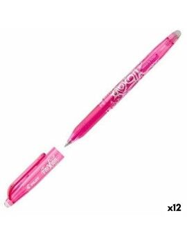 Boligrafo de tinta líquida Pilot Frixion Point Tinta borrable Rosa (12 Unidades)