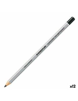 Lápis Marcador Staedtler Non-Permanent Preto (12 Unidades)