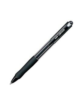 Esferográfica de tinta líquida Uni-Ball Rollerball Laknock SN-100 Preto 0,4 mm (12 Peças)