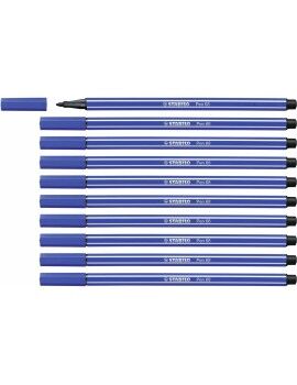 Rotuladores Stabilo Pen 68 Azul Marinho (10 Peças)