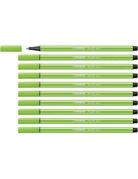 Rotuladores Stabilo Pen 68 Fluorescente Verde (10 Peças)