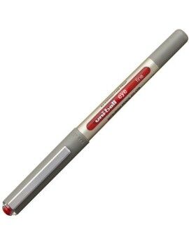 Esferográfica de tinta líquida Uni-Ball Rollerball Eye Fine UB-157 Vermelho 0,7 mm (12 Peças)