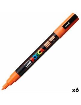 Marcador POSCA PC-3M Laranja (6 Unidades)