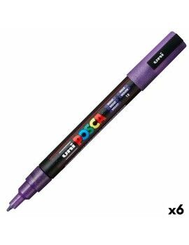 Marcador POSCA PC-3ML Violeta (6 Unidades)