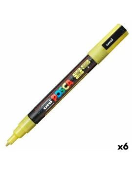 Marcador POSCA PC-3ML Amarelo (6 Unidades)