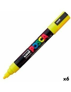 Rotuladores POSCA PC-5M Castanho (6 Unidades)