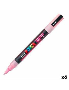 Marcador POSCA PC-3ML Rosa (6 Unidades)