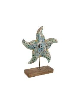 Figura Decorativa Home ESPRIT Mediterrâneo Estrela do mar 28 x 8 x 34 cm