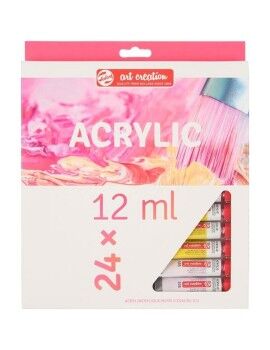 Conjunto de pintura Talens Art Creation Tinta acrílica 24 Peças Multicolor 12 ml