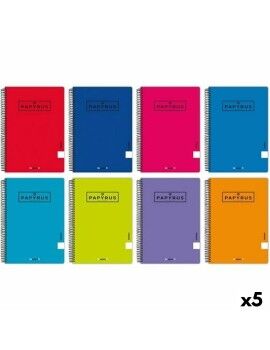 Cuaderno Papyrus Din A4 80 Hojas (5 Unidades) (10 Unidades)